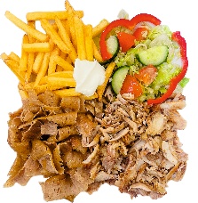 Talerz kebab mi?so mieszane